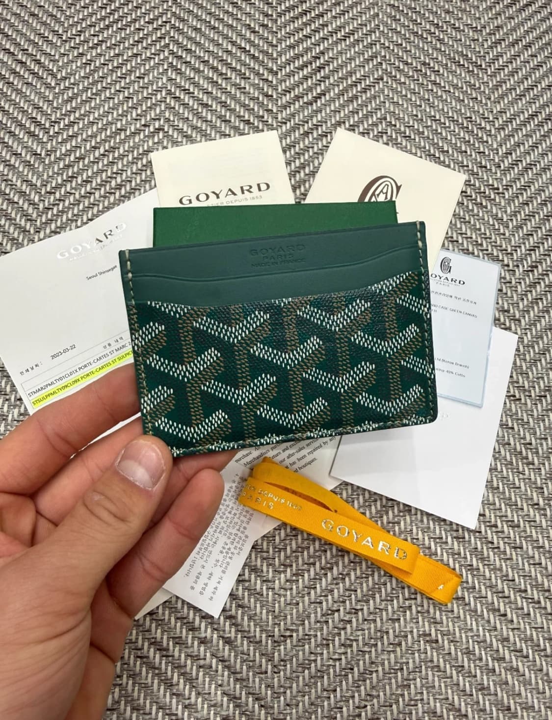 고야드 생쉴피스 카드지갑 새상품급 상품이미지2