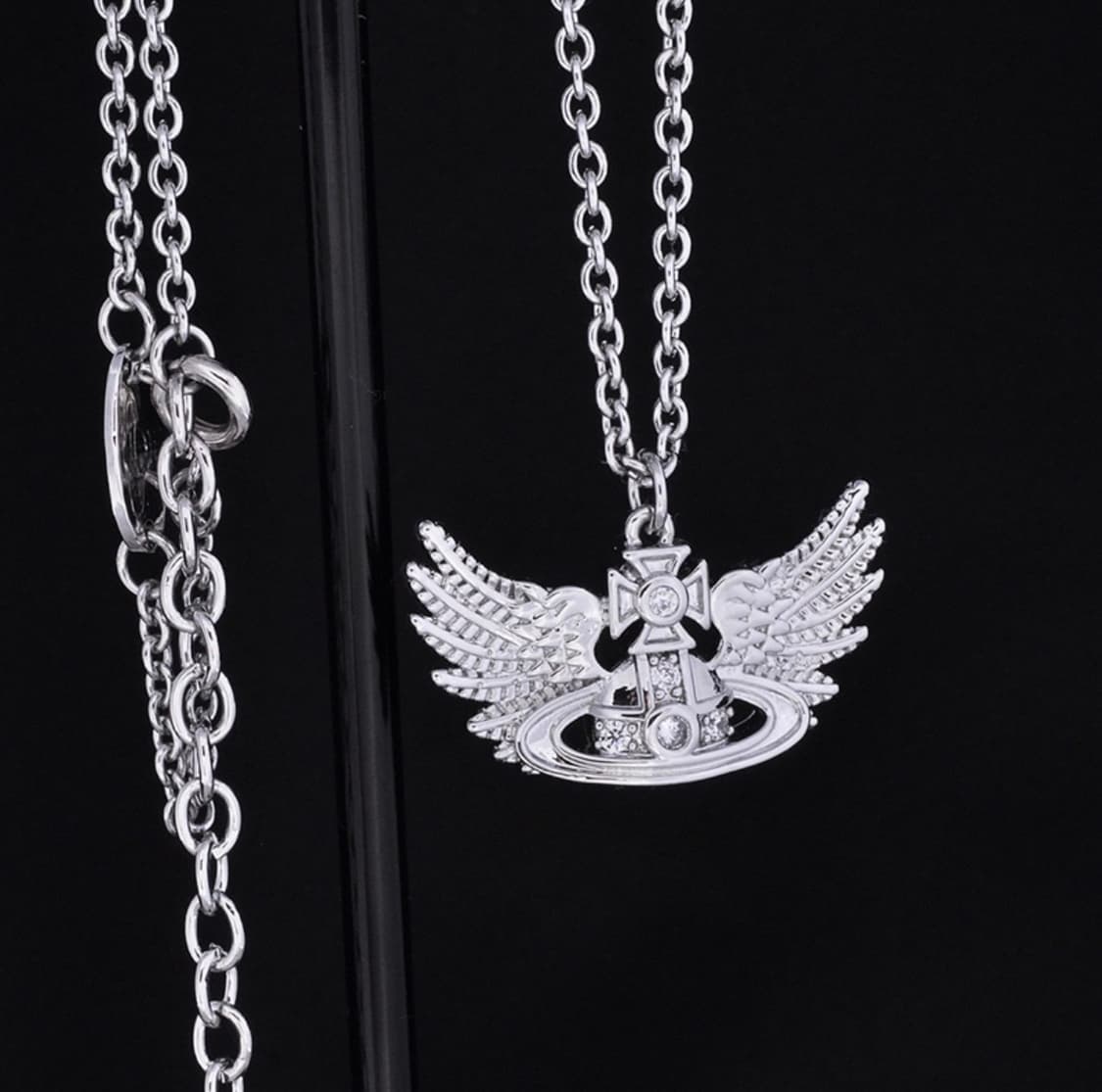 비비안웨스트우드 더블 엔젤 목걸이 상품이미지2