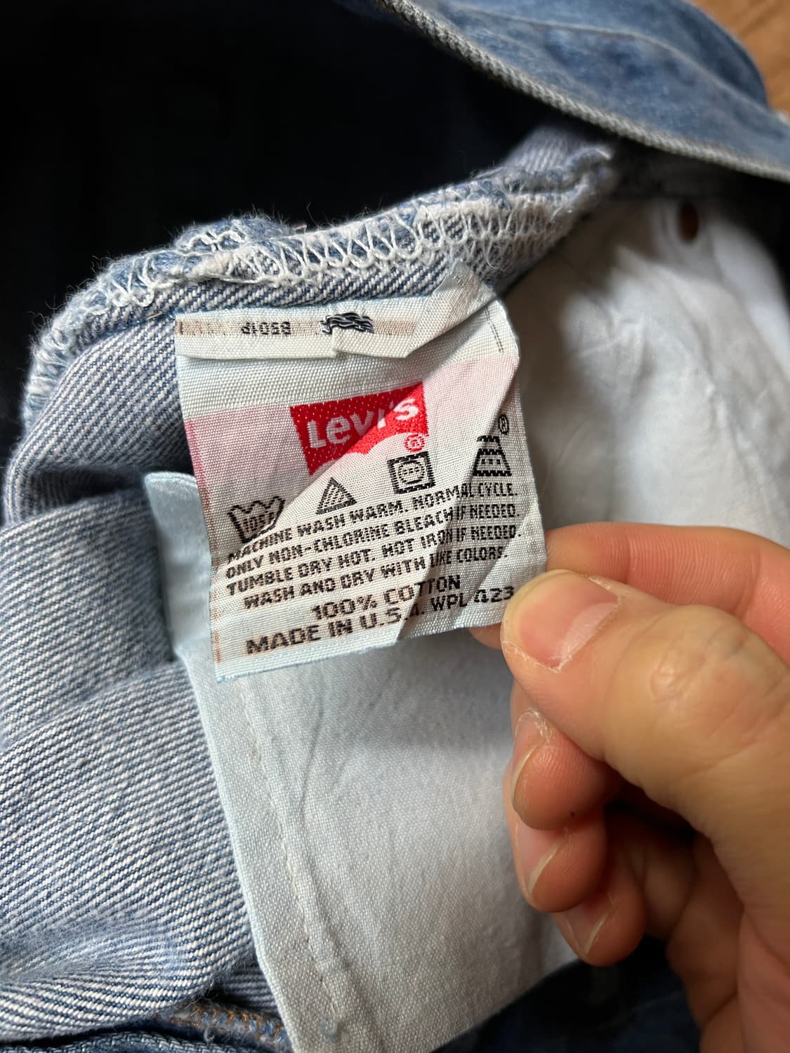 [34]90's 리바이스 501 Made in USA 데님 팬츠 S25 상품이미지6