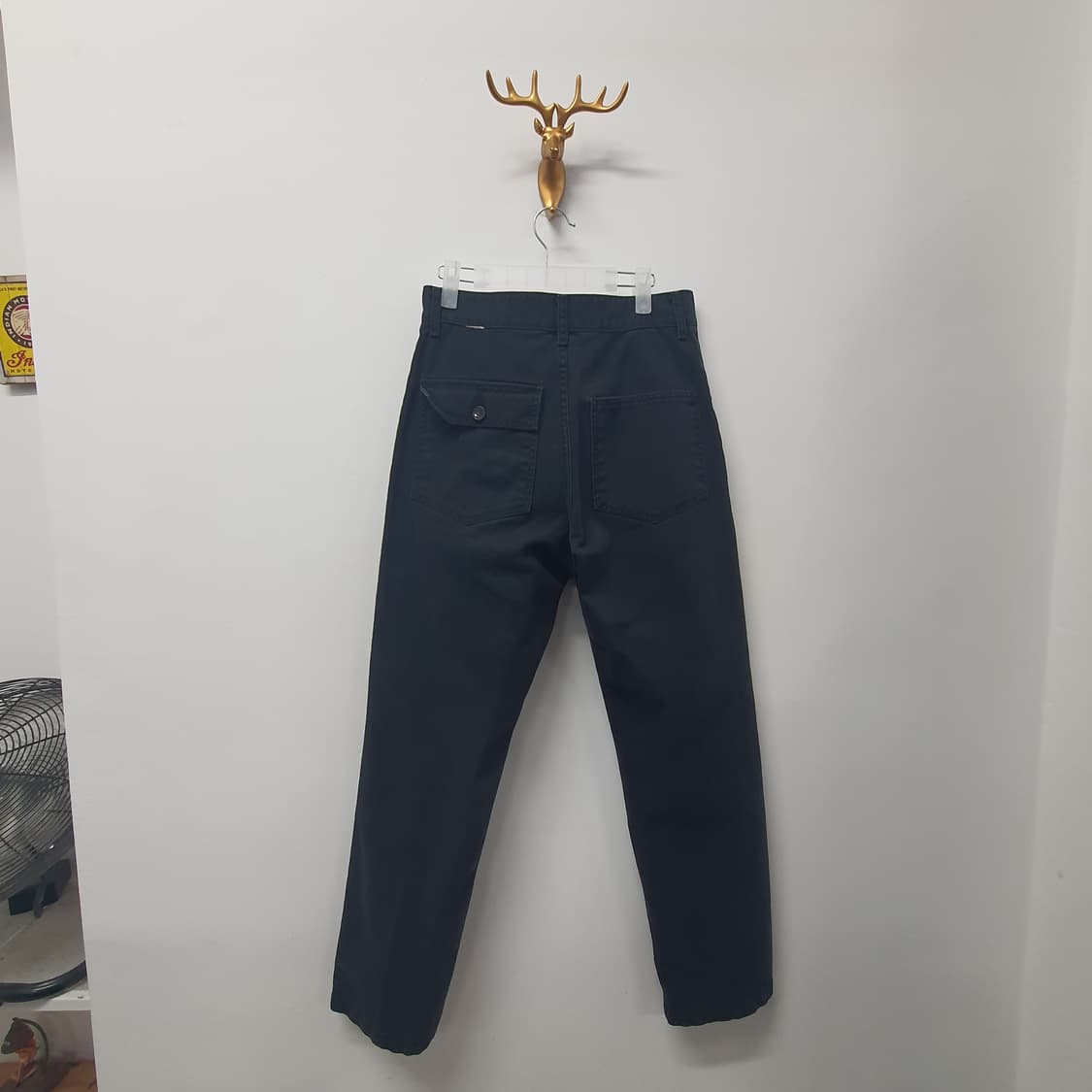 유니폼브릿지 블랙데님 퍼티그팬츠 상품이미지2