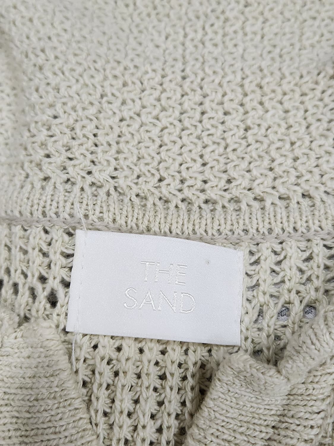 [F] 더샌드 the sand 반팔 카라 니트 연그린 상품이미지5