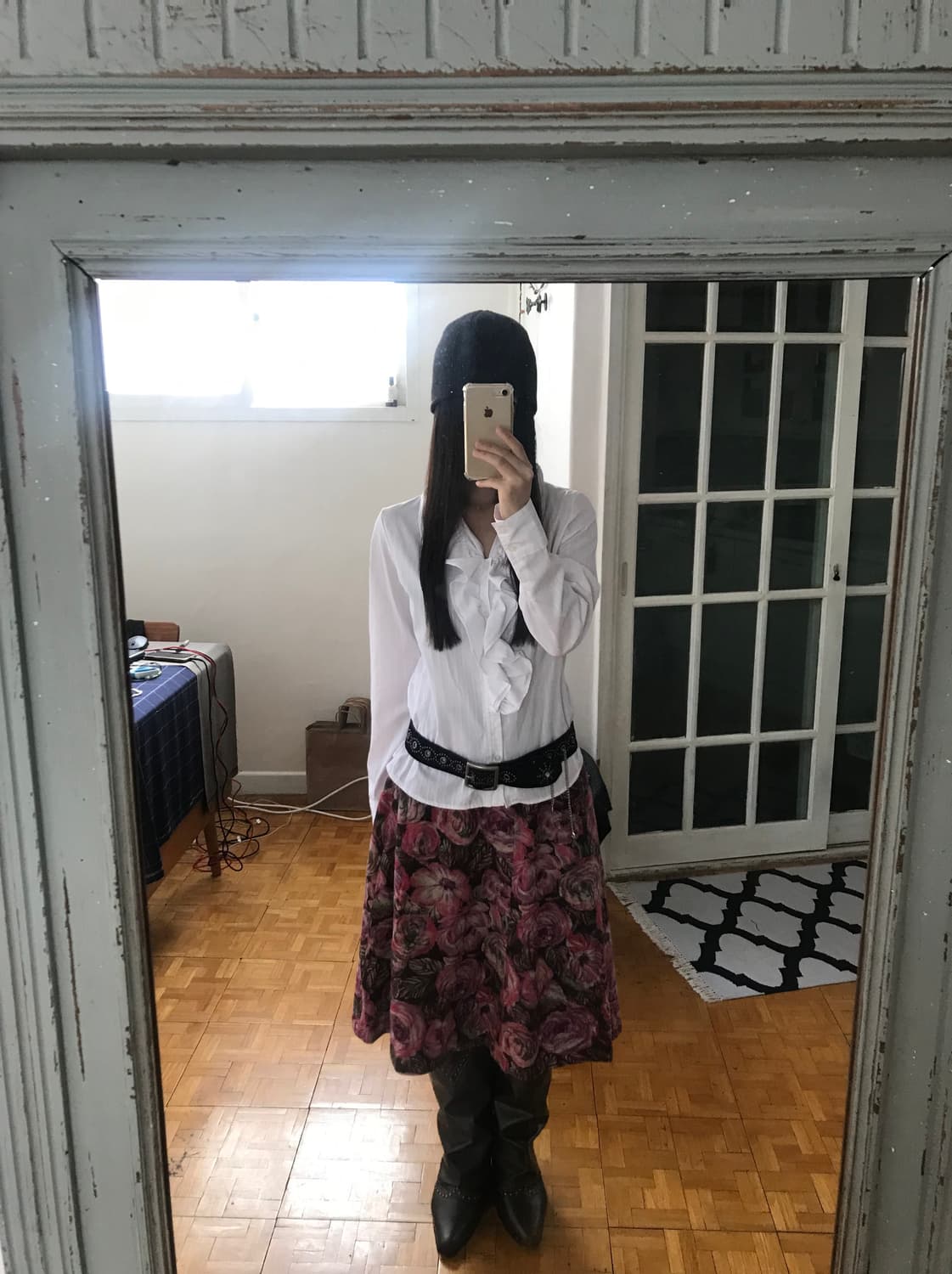 vintage pattern skirt (24inch) 상품이미지4