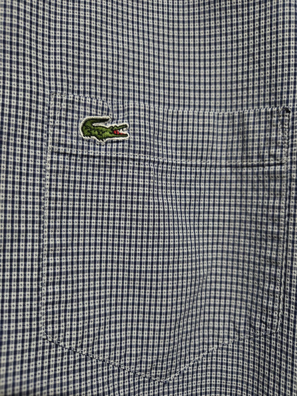 라코스테 남성 체크 셔츠 상품이미지3