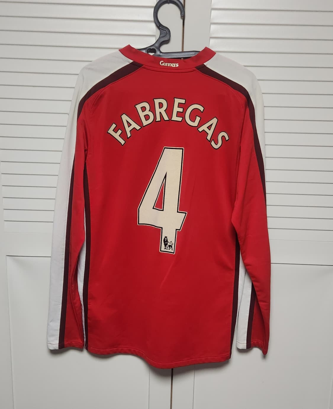 08-10 아스날 홈 긴팔 No.4 파르레가스 나이키 유니폼 상품이미지3