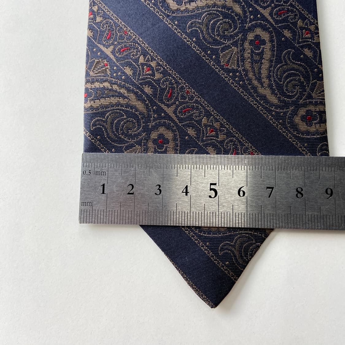 CK 캘빈클라인 페이즐리 명품 정품 넥타이 상품이미지8