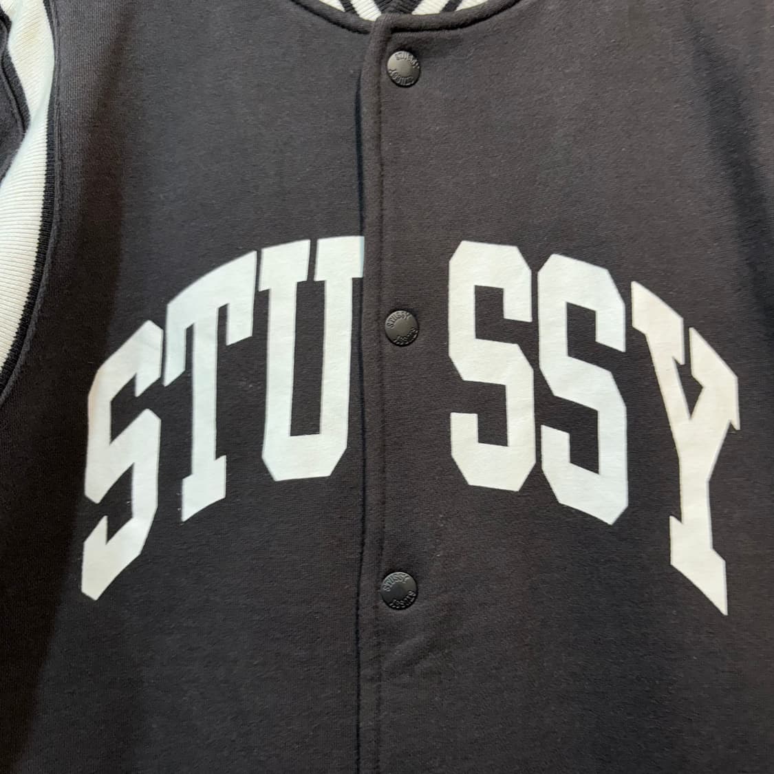 [M] STUSSY 스투시 빈티지 스웻 자켓 상품이미지2
