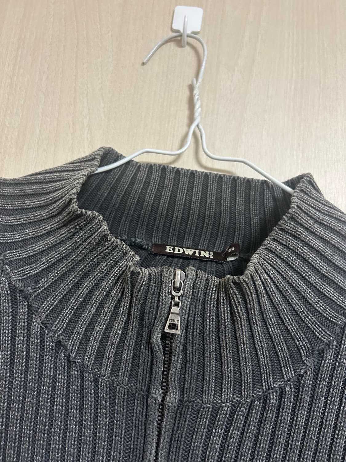에드윈 반집업 니트 상품이미지3