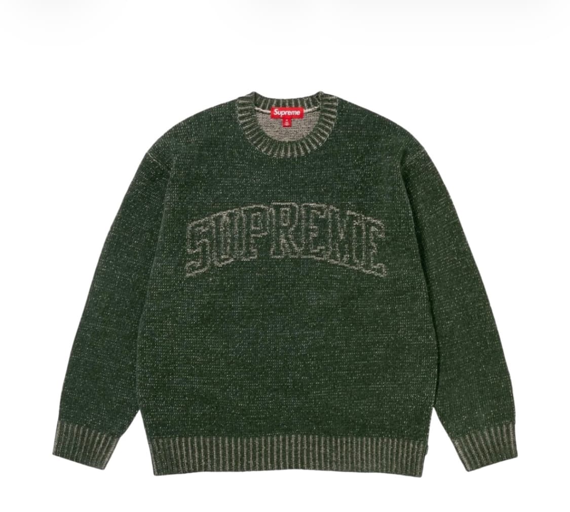 [S] 슈프림 콘트라스트 아크 스웨터 올리브 - 24SS 상품이미지10