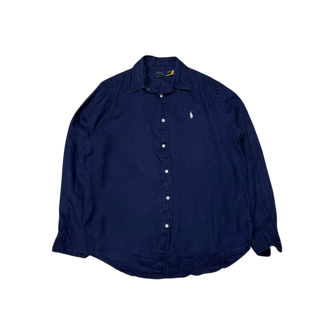 [M] 폴로 린넨 네이비 셔츠 상품이미지3