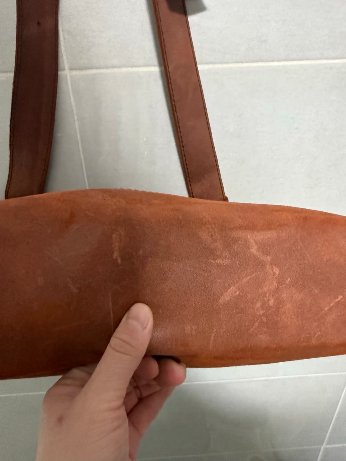 빈티지소가죽크로스가방 상품이미지4