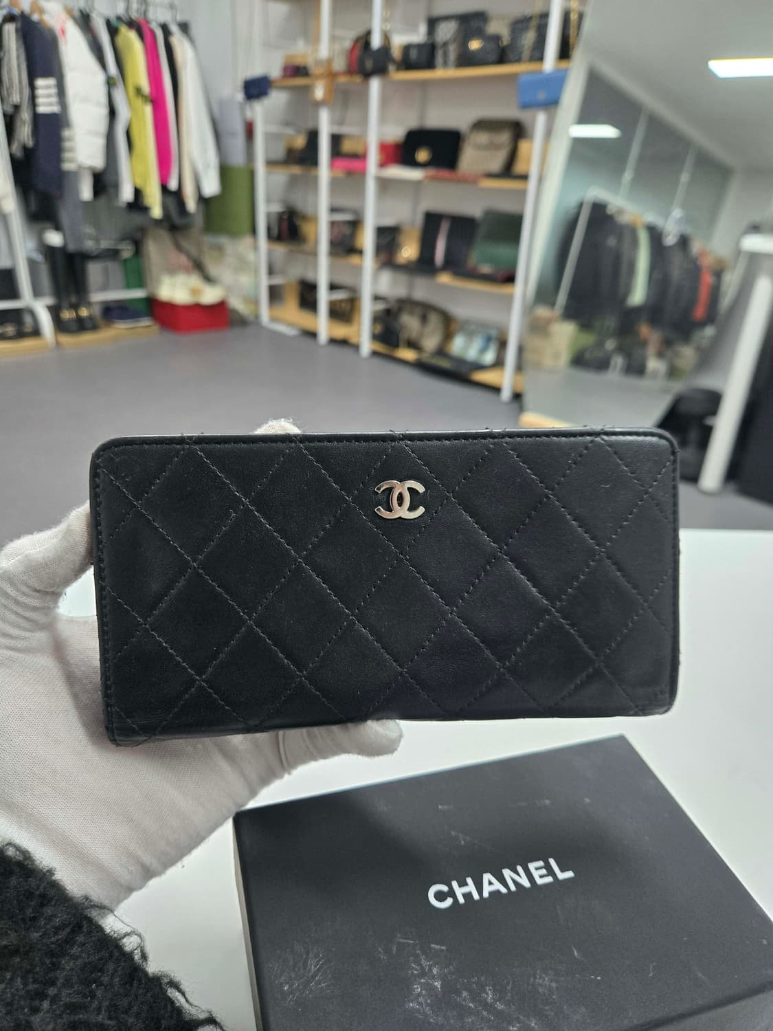 [50%세일] 샤넬 램스킨 장지갑 상품이미지1