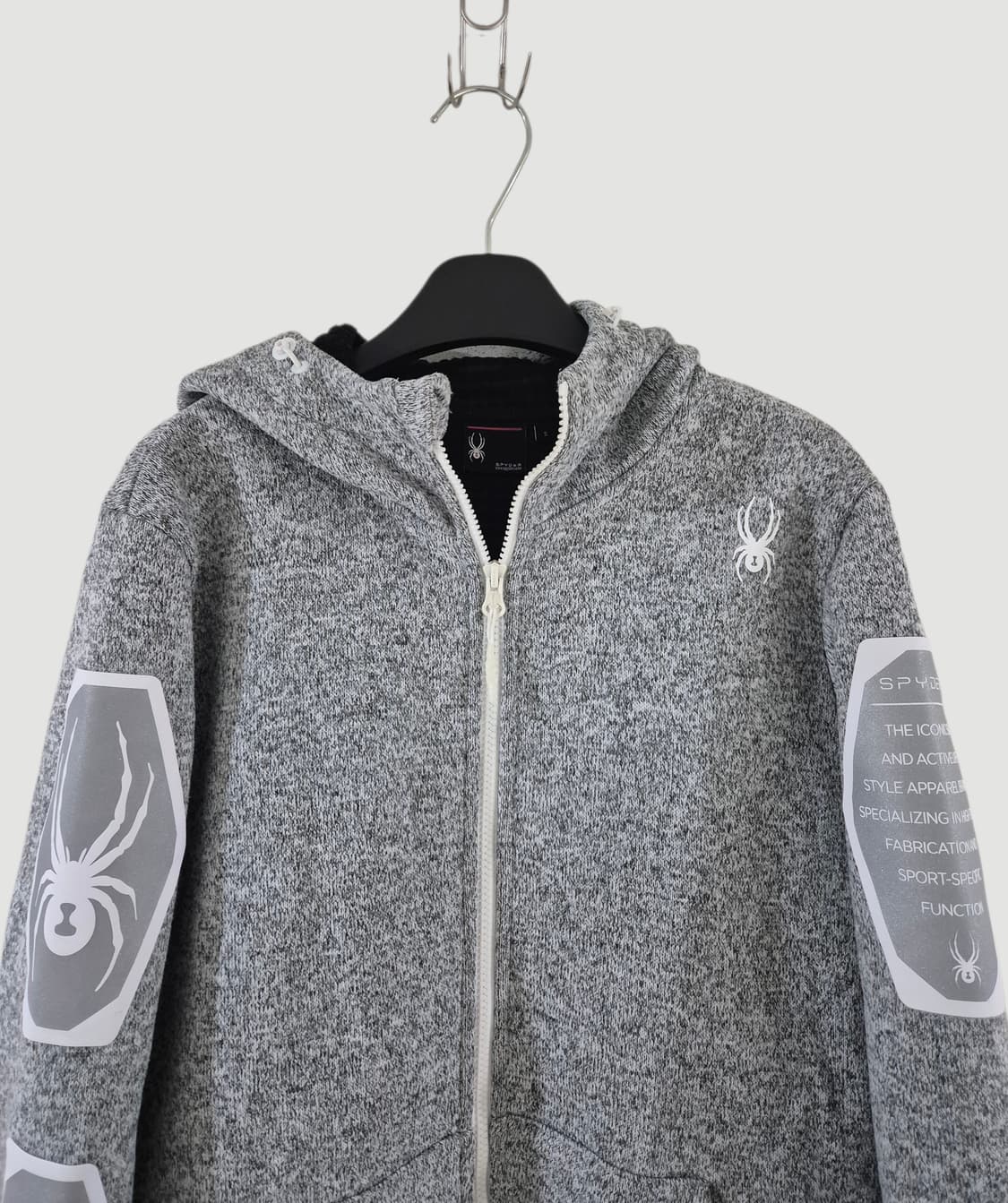 스파이더 F/W 헥타곤 후드집업 남여공용 상품이미지2