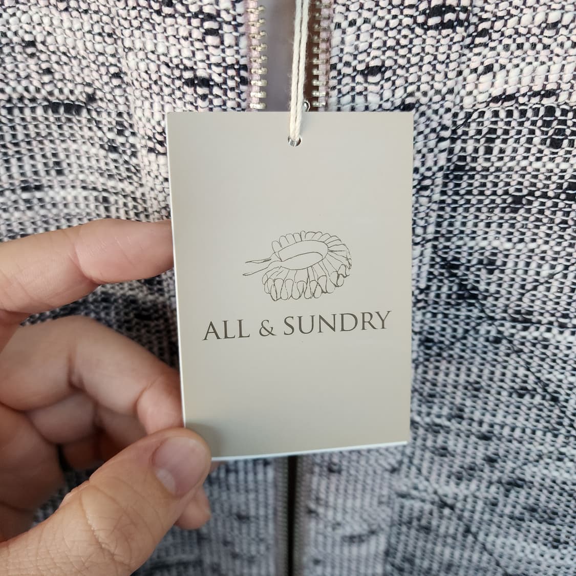 ALL&SUNDRY 트위드 롱 자켓 상품이미지3