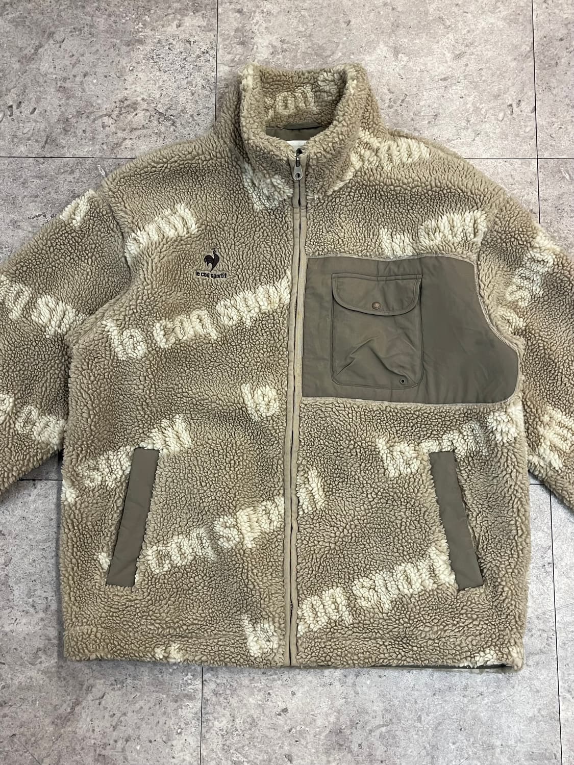 르꼬끄 플리스 자켓 베이지 105 (XL) #csz2374 상품이미지5