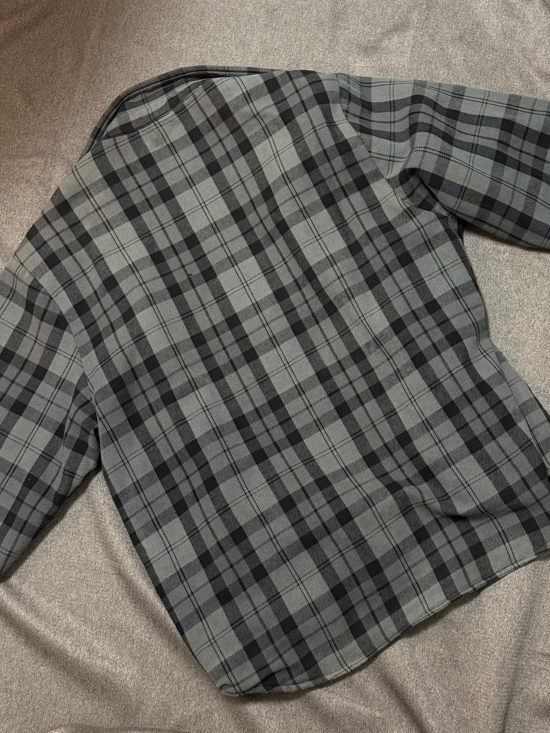 슈프림 블랙/체크 셔츠 상품이미지5