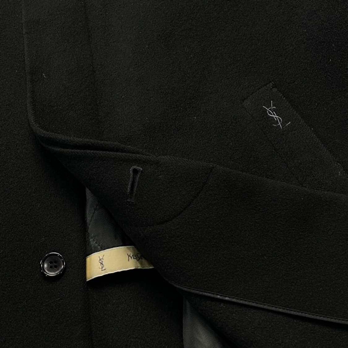 105 입생로랑 핸드메이드 코트 상품이미지4