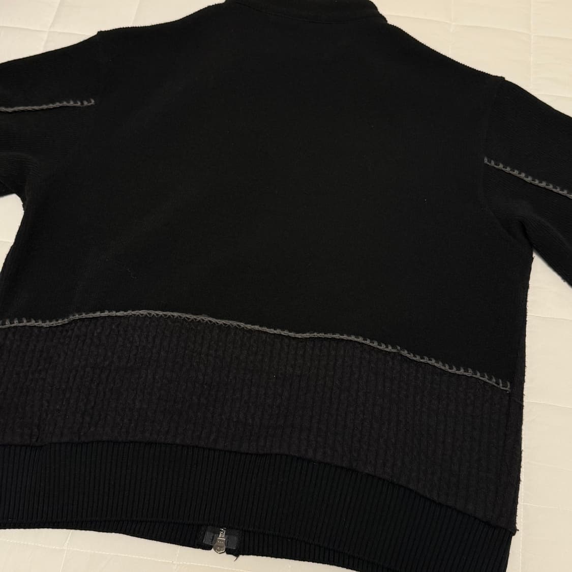 이티씨이 스모킹 니트 집업 상품이미지5