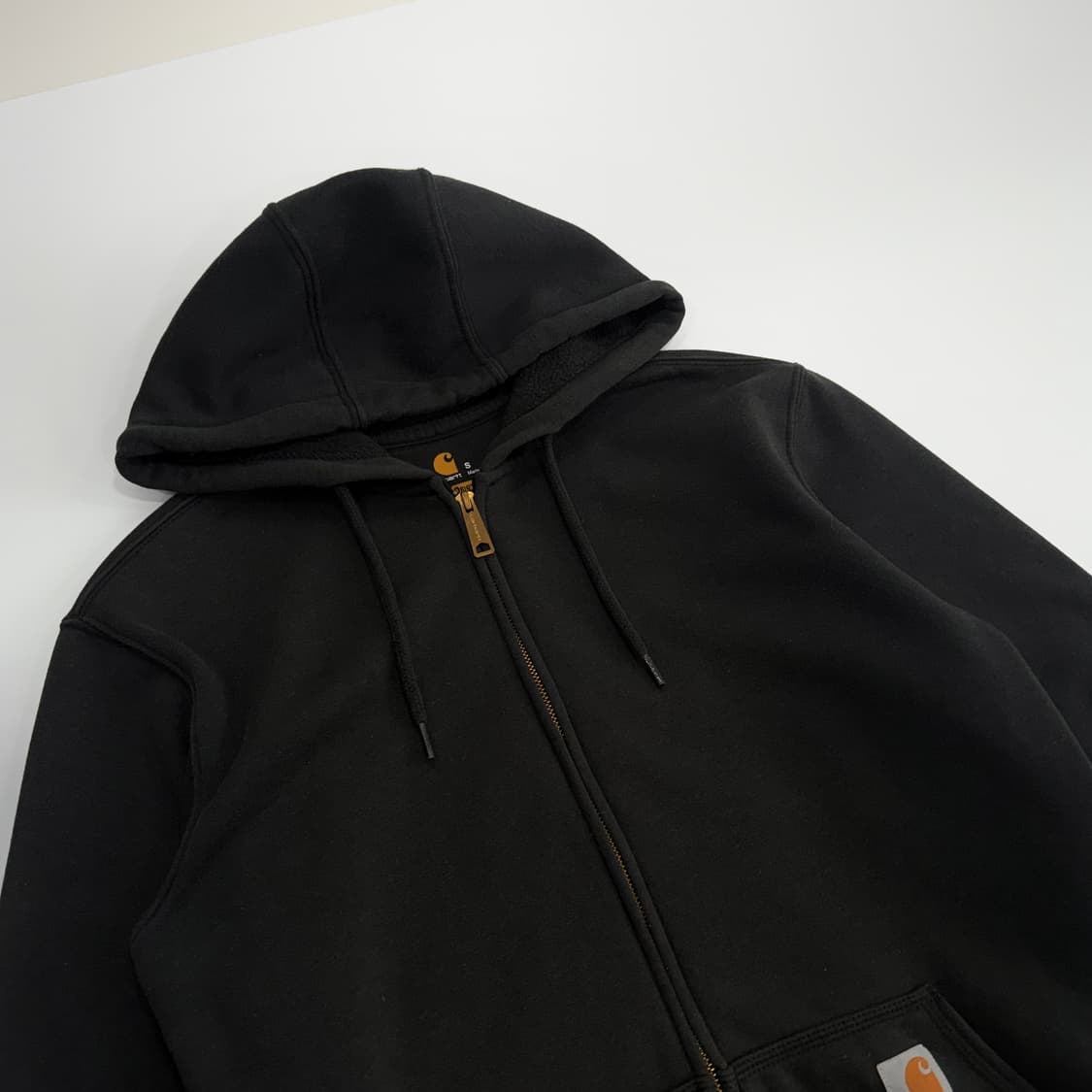 Carhartt 칼하트 오리지날핏 차콜 후드집업 상품이미지4