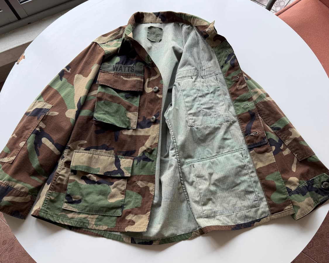 US army 빈티지 Woodland Camouflage 상의 상품이미지8