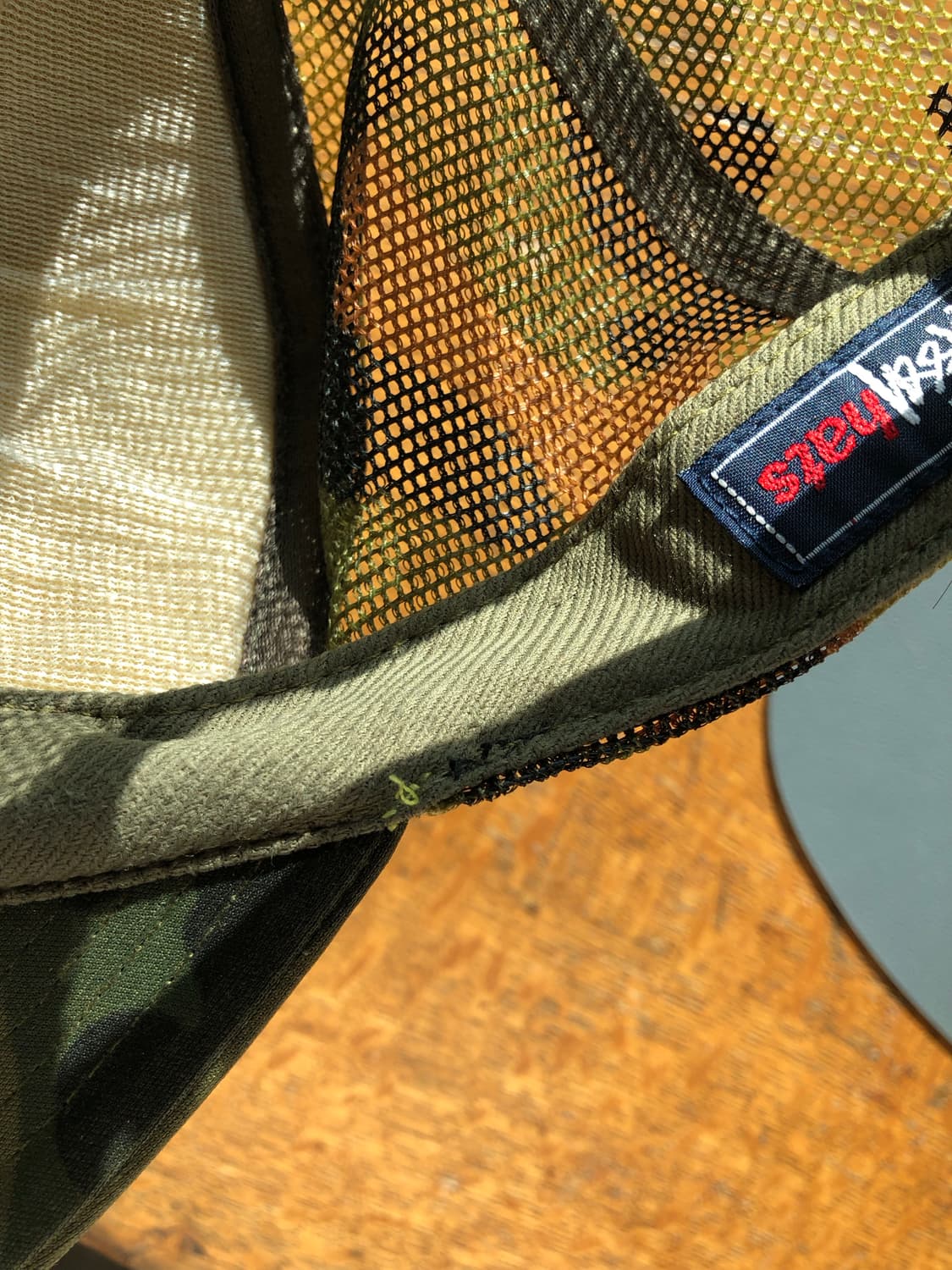 90s 스투시 카모 트러커 모자 상품이미지8