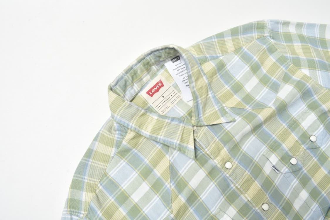 리바이스 웨스턴 체크 셔츠 남방  상품이미지3