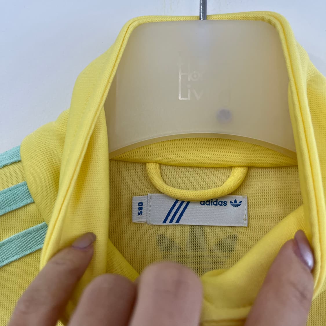 아디다스 딱붙핏 마라케시 레몬 민트 트랙탑 져지 상품이미지6