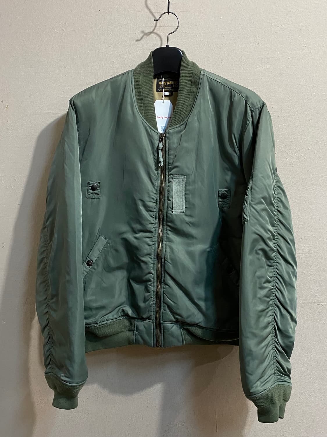 아웃스탠딩 앤 코 그린 MA-1 써마라이트 패딩 자켓 상품이미지2