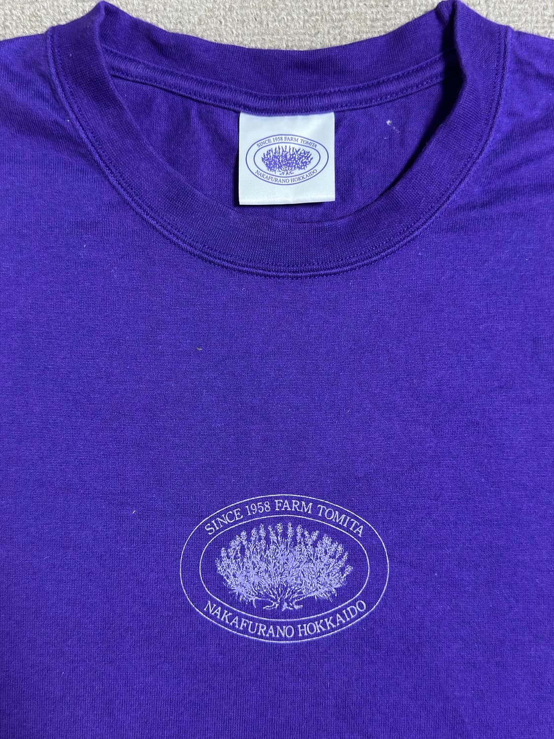 홋카이도 라벤더팜 기념 티셔츠 상품이미지2