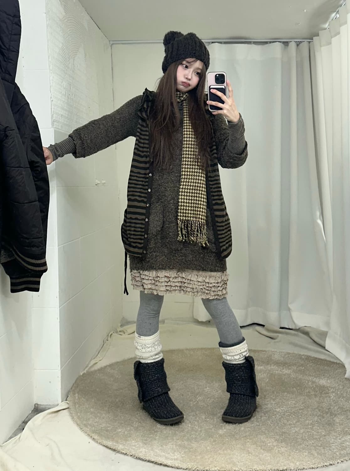 데일리 브라운 모카무스 곰돌이 모리걸 코디세트 상품이미지2