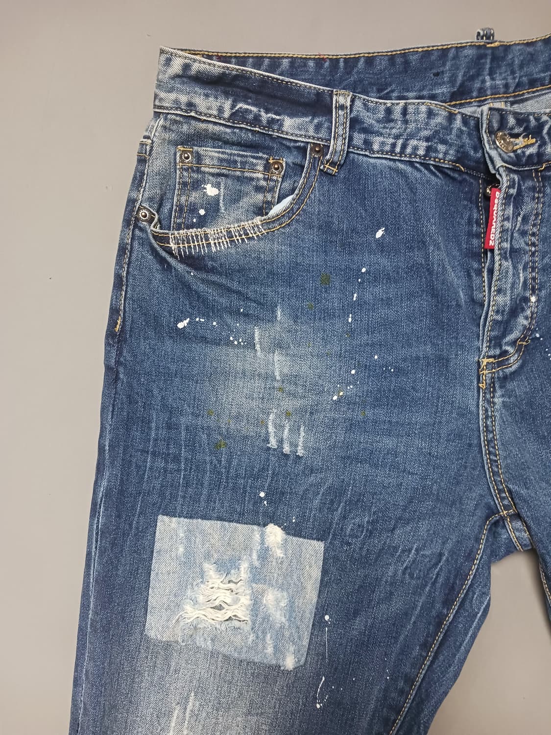 [50] 디스퀘어드2 딘앤단 자수 슬림진 청바지 34 35 상품이미지3