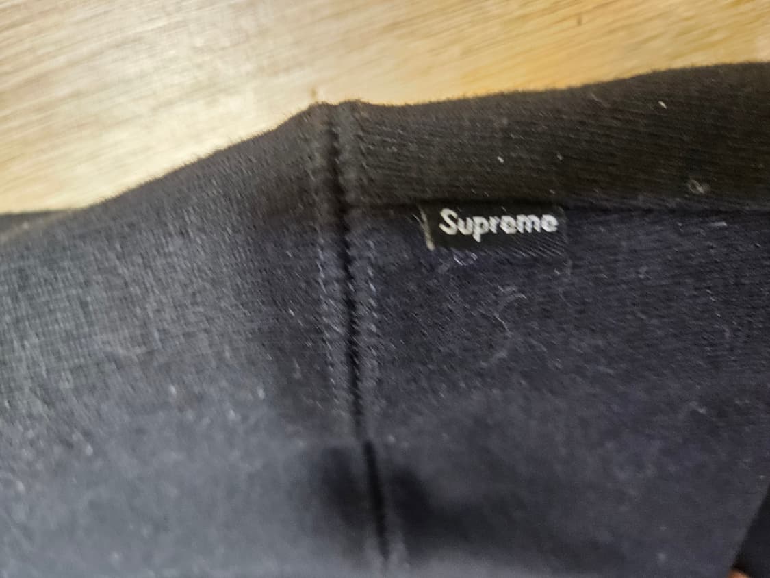 18FW 슈프림 박스로고 블랙 맨투맨 L 상품이미지4