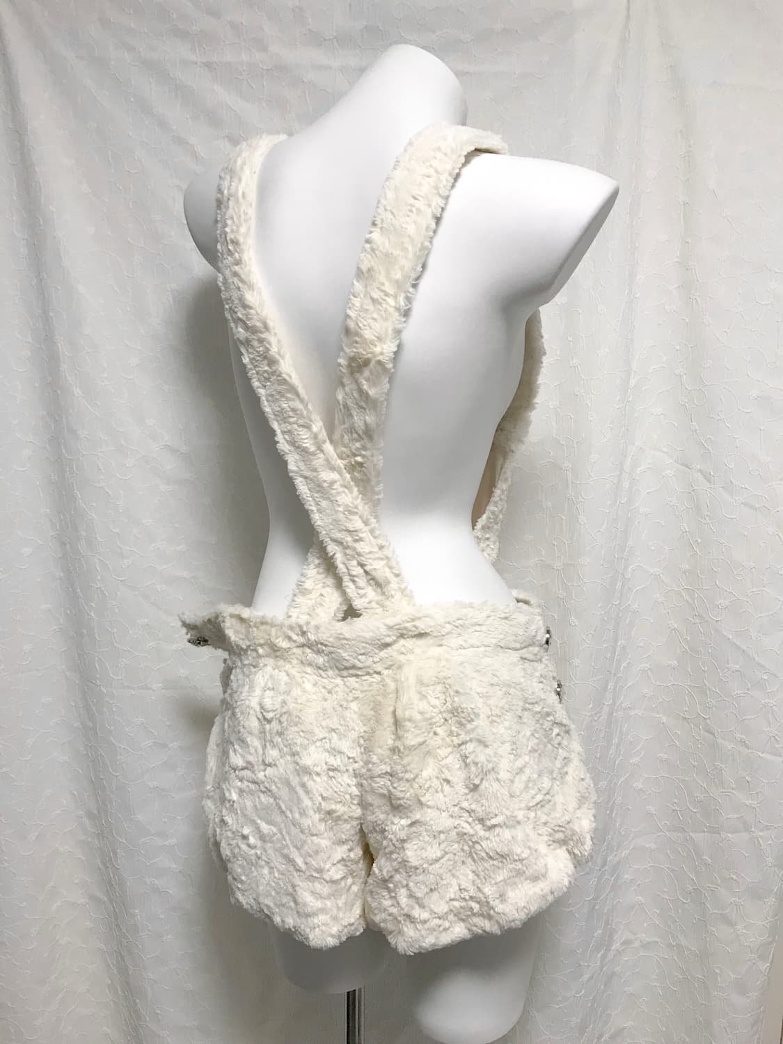 빈티지 갸루 쥬얼 버튼 퍼 점프수트 멜빵 바지 상품이미지3