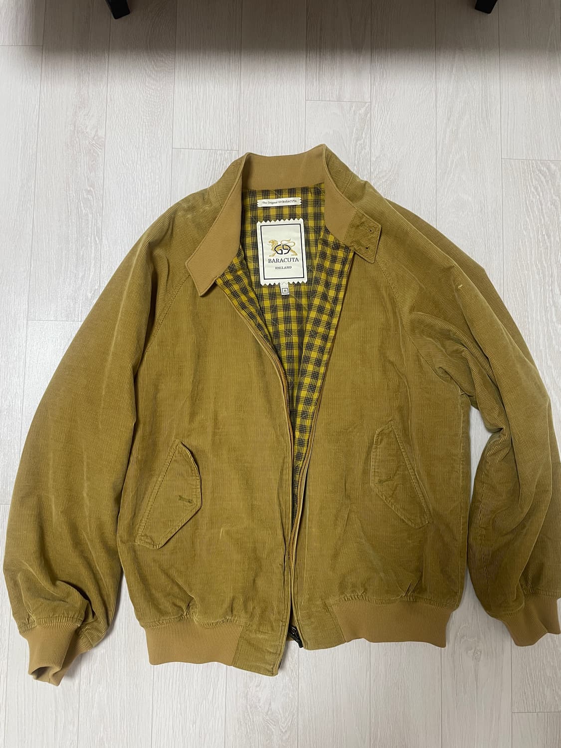 바라쿠타 G9 일본용 코듀로이 헤링턴 스윙자켓 M(L 100사이즈)머스타 상품이미지1