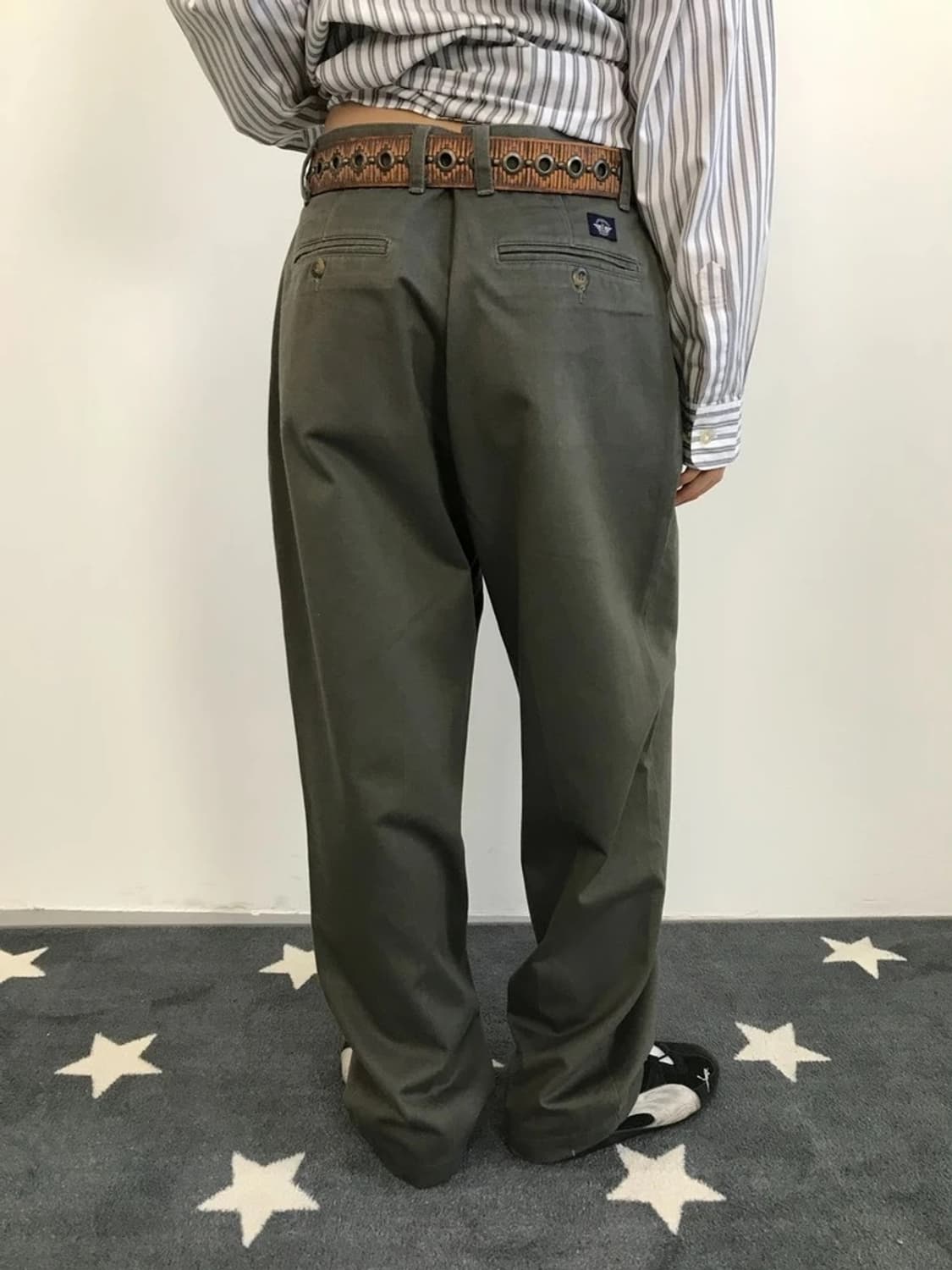 Dockers Classic Fit Olive Chino Pants 상품이미지2