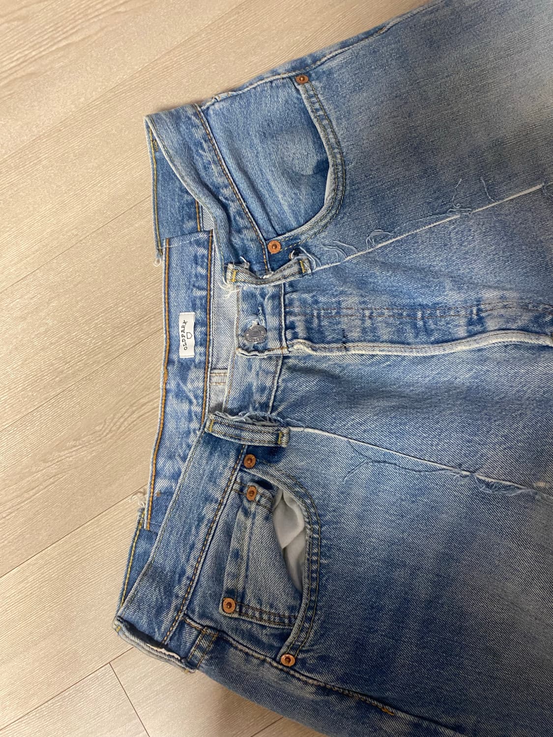 올드파크 배기진 연청 M 상품이미지7