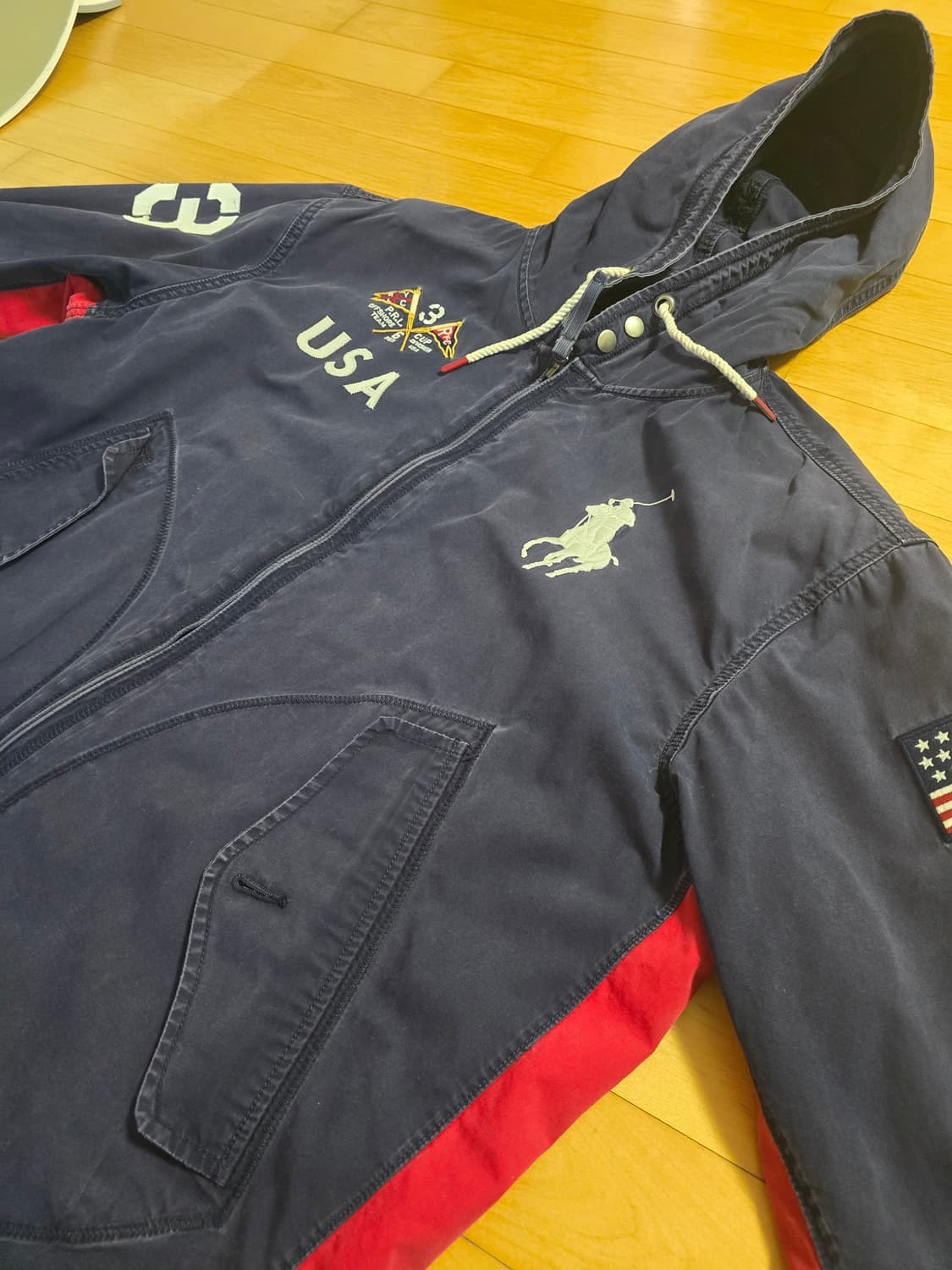 폴로 폴로랄프로렌 USA 바람막이 집업 져지 판매 상품이미지2