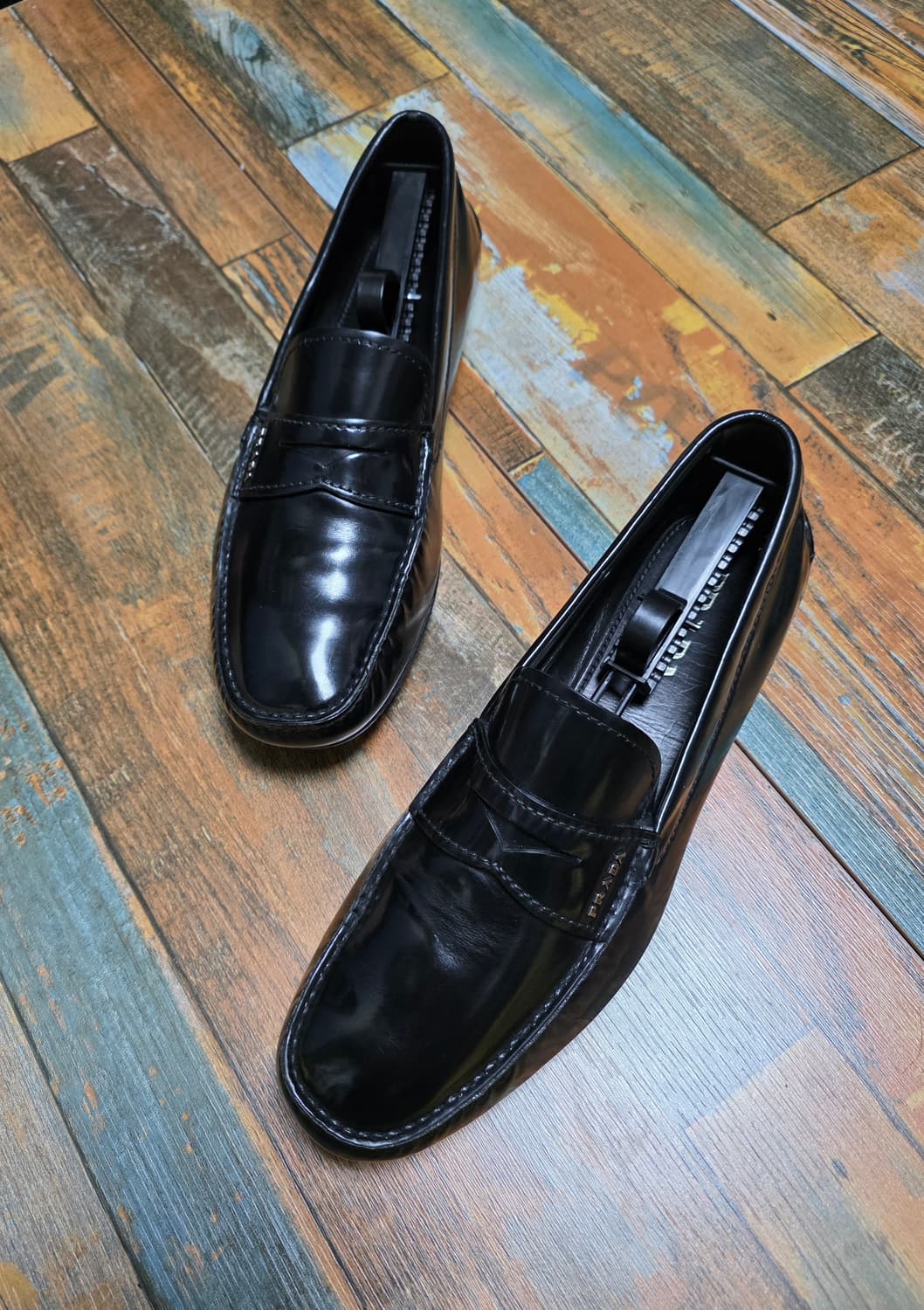 프라다 블랙 페니 로퍼  / 유광 / 8 (265~270) 상품이미지3