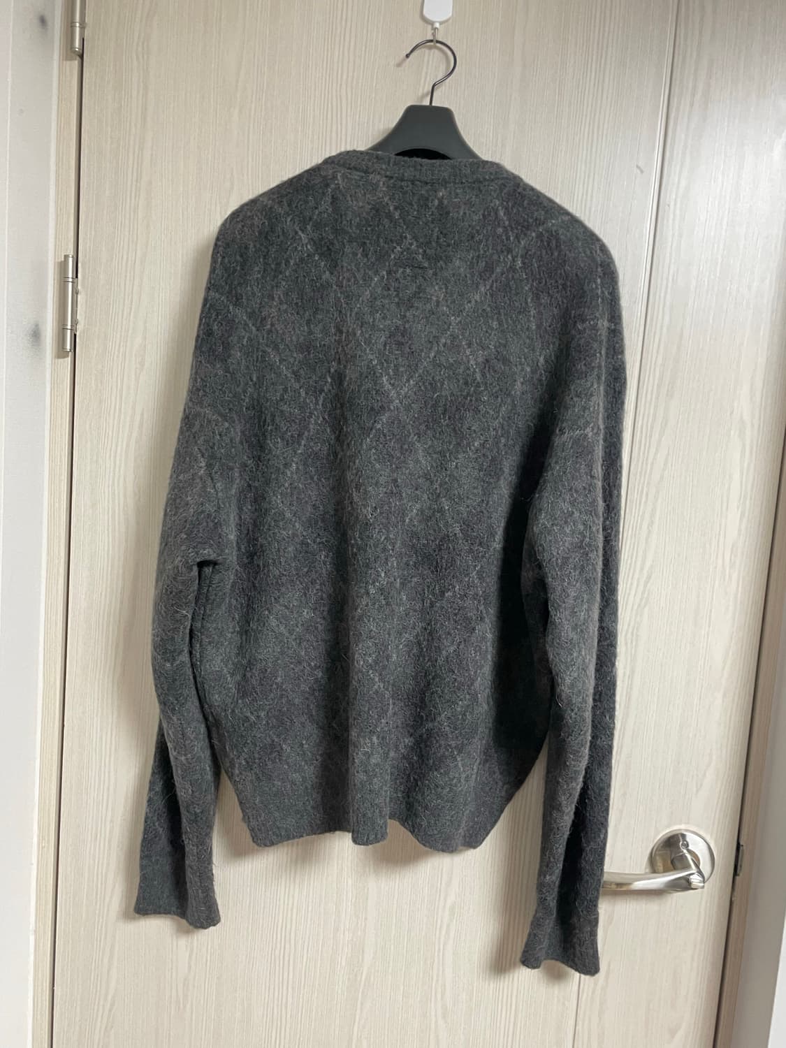 폴리테루 모헤어가디건 차콜 4사이즈 상품이미지2