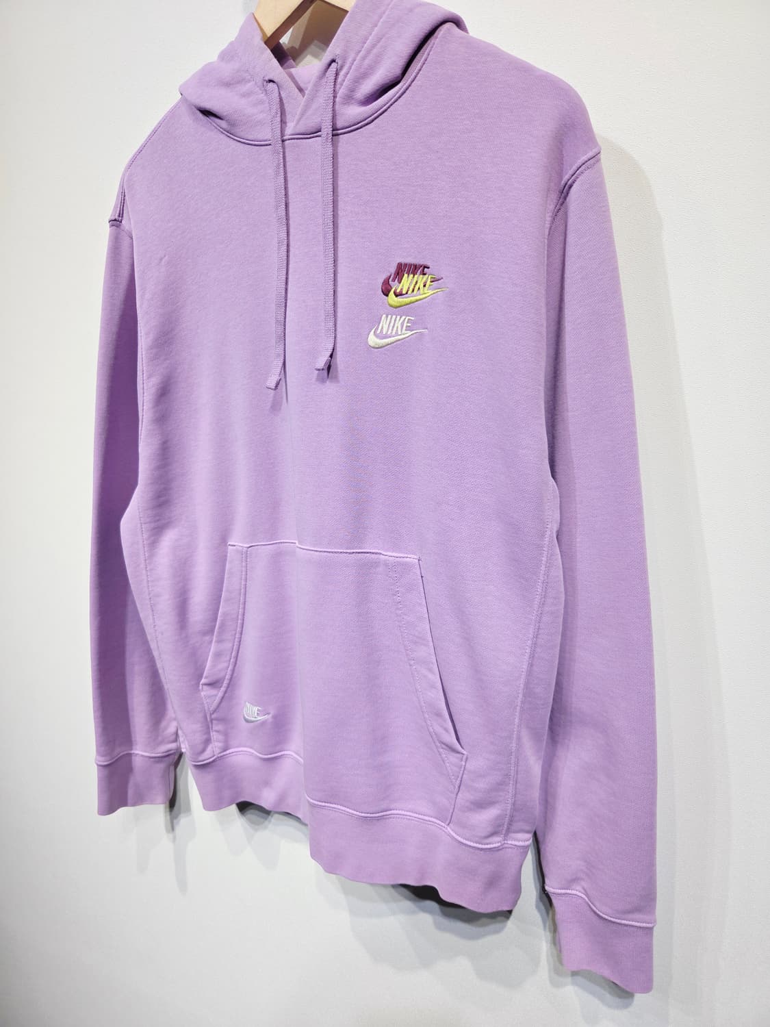 나이키 퍼플 더블스우시 후드맨투맨_L 상품이미지4