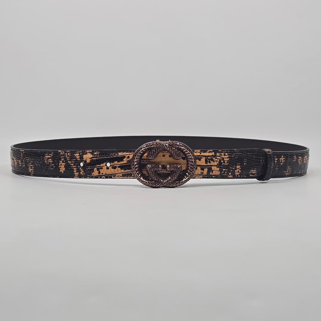 구찌 더블 G 리쟈드 프린트 벨트 ( 80 ) 상품이미지2