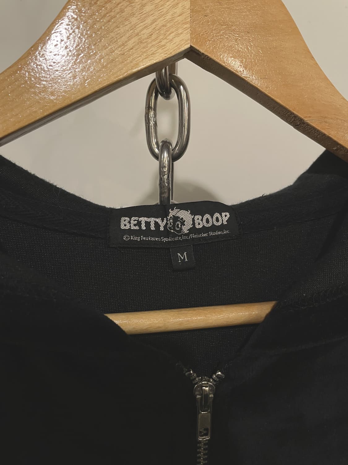 betty boop 베티붑 핑크 골드 자수 블랙 벨벳 셋업 상품이미지6