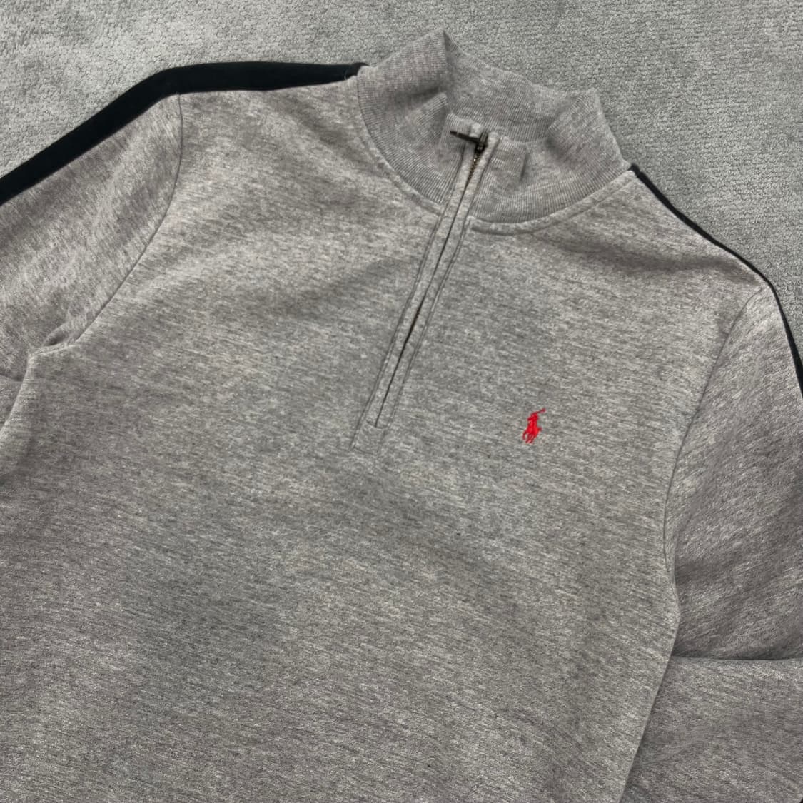XL 폴로 랄프로렌 회색 하프집업 상품이미지2