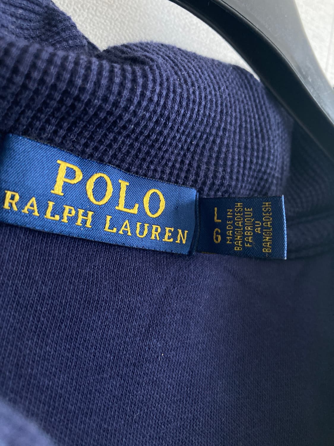 폴로 랄프로렌 네이비 후드집업 L 상품이미지2