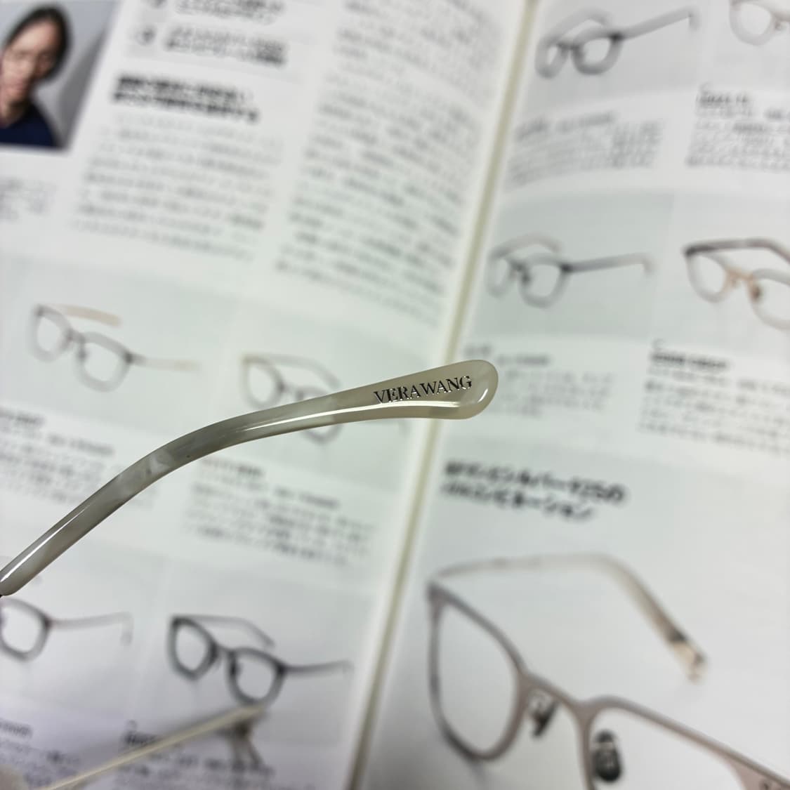 VERA WANG 베라왕 반무테 스와로브스키 티타늄 안경 상품이미지8