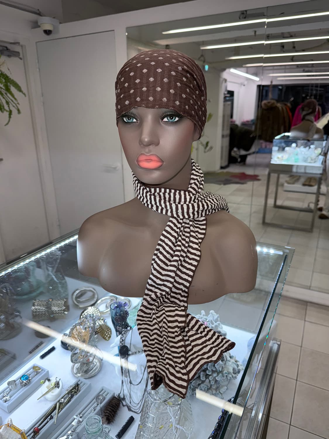 reversible pattern scarf 상품이미지2