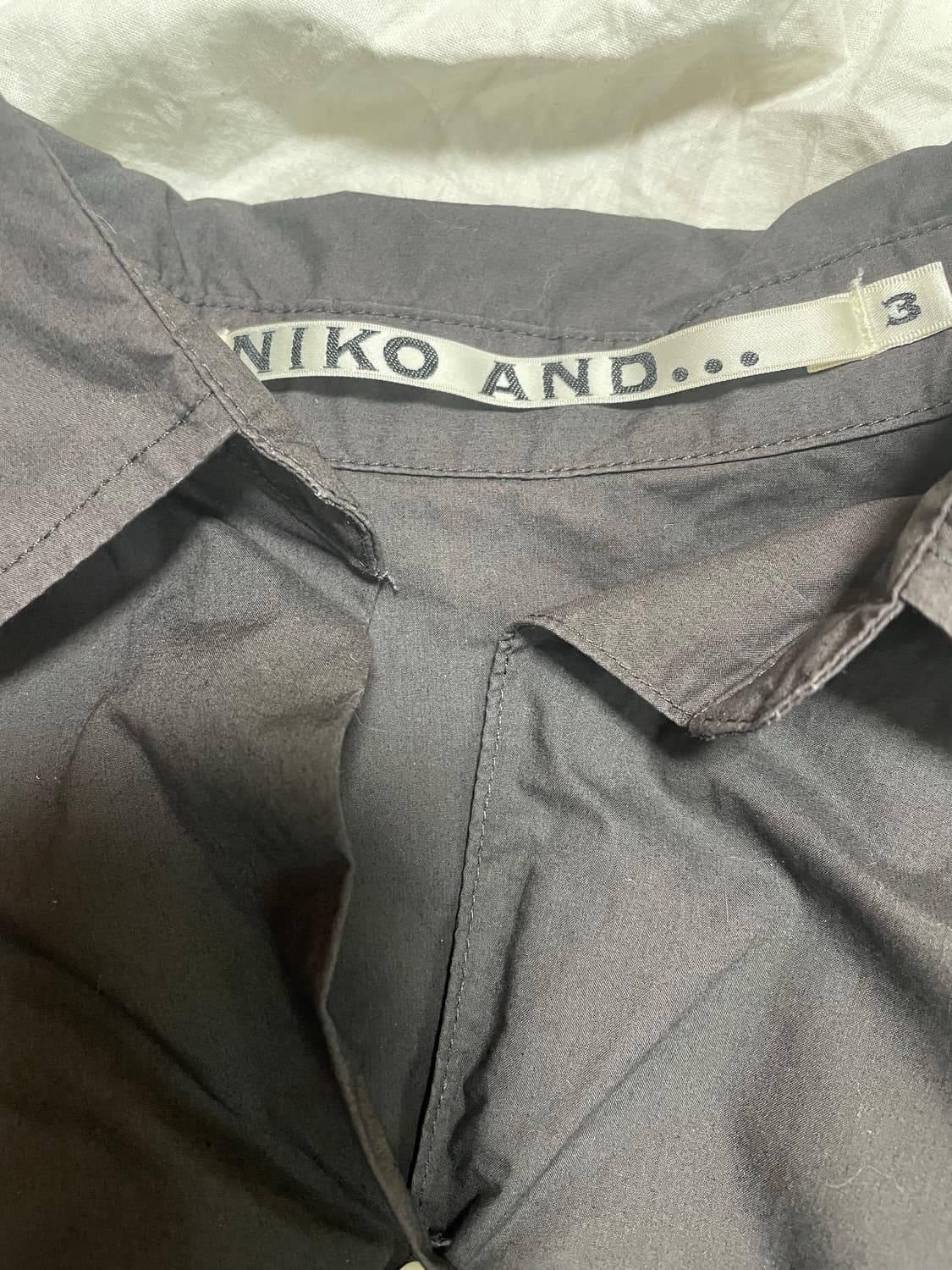 Niko and오버핏 반팔 코튼 셔츠 상품이미지3