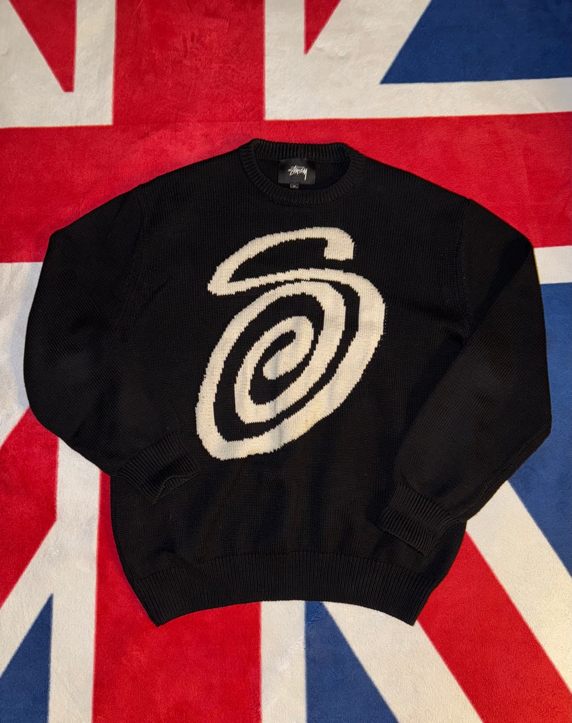 (m) 스투시 스월로고 니트 상품이미지1