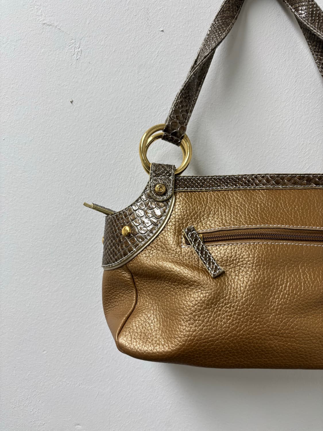 “Capacci“ Crocodile Leather Detail Y2K B 상품이미지9
