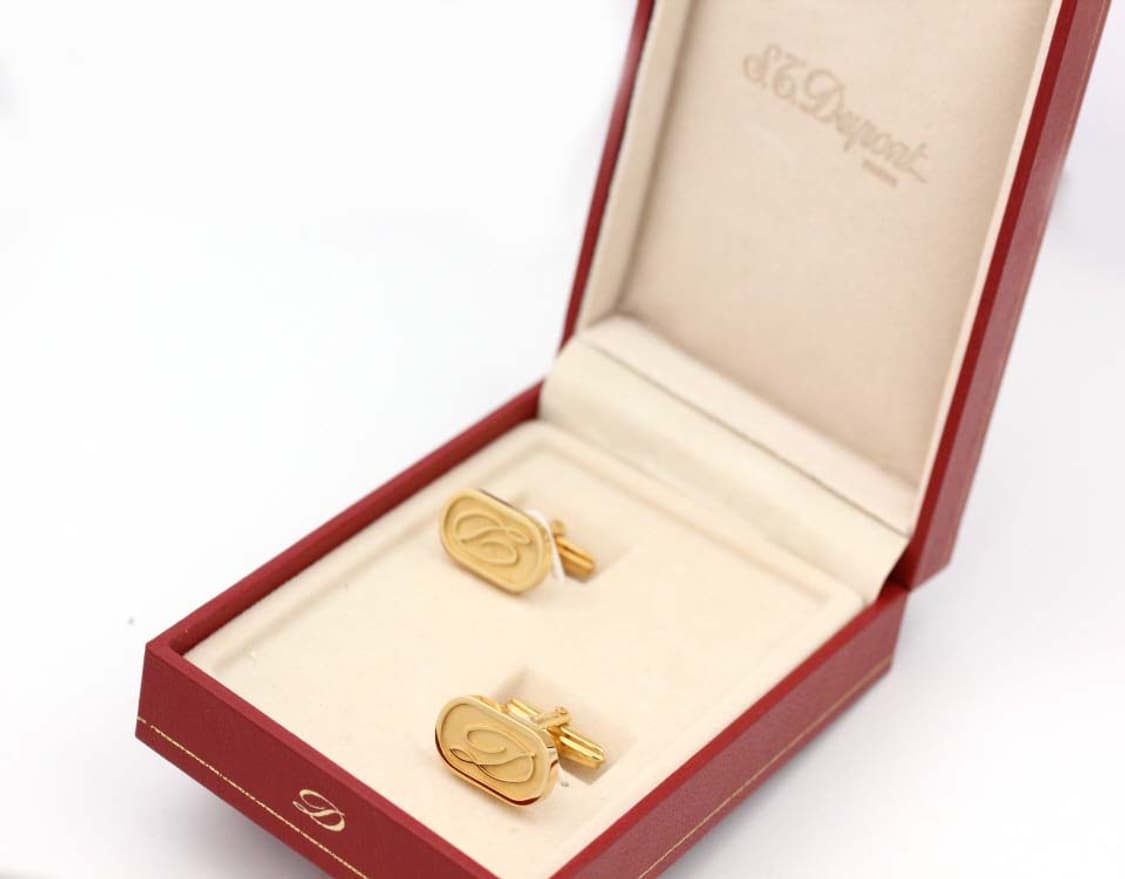 듀퐁 A등급 잉글랜드 오리지날 명품 커프스 s.t.dupont 상품이미지1