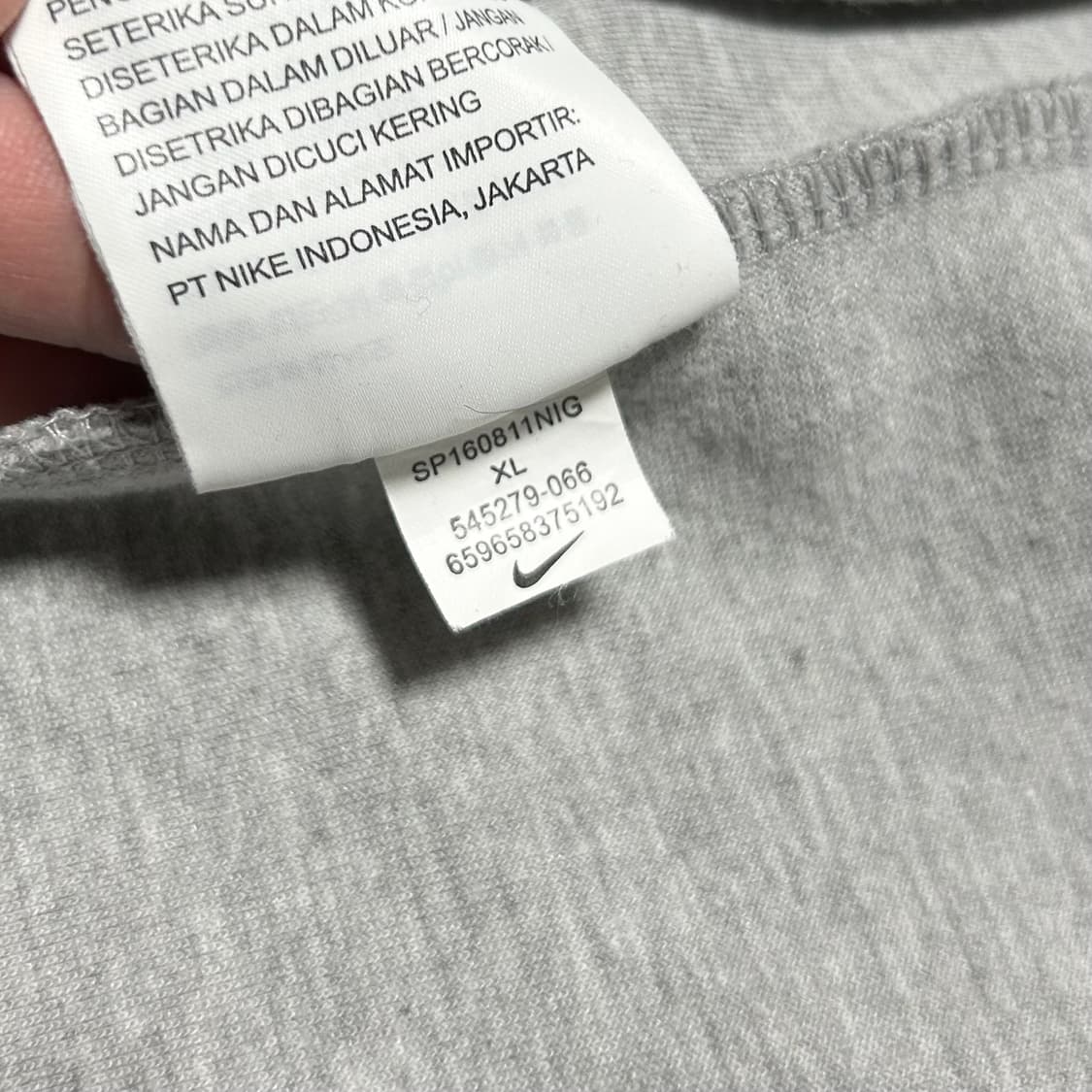 [XL] Nike 나이키 테크팩 그레이 투웨이 후드집업 자켓 상품이미지6